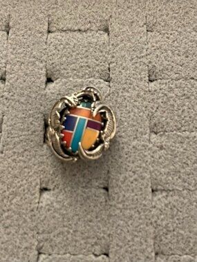 Vintage Sterling Silver Ring Sz 6 Handmade Boho Bob Stringer Y2K 80/90s $250